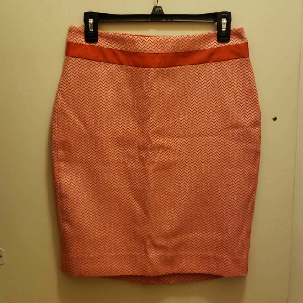 Vintage orange Pencil skirt from The Limited